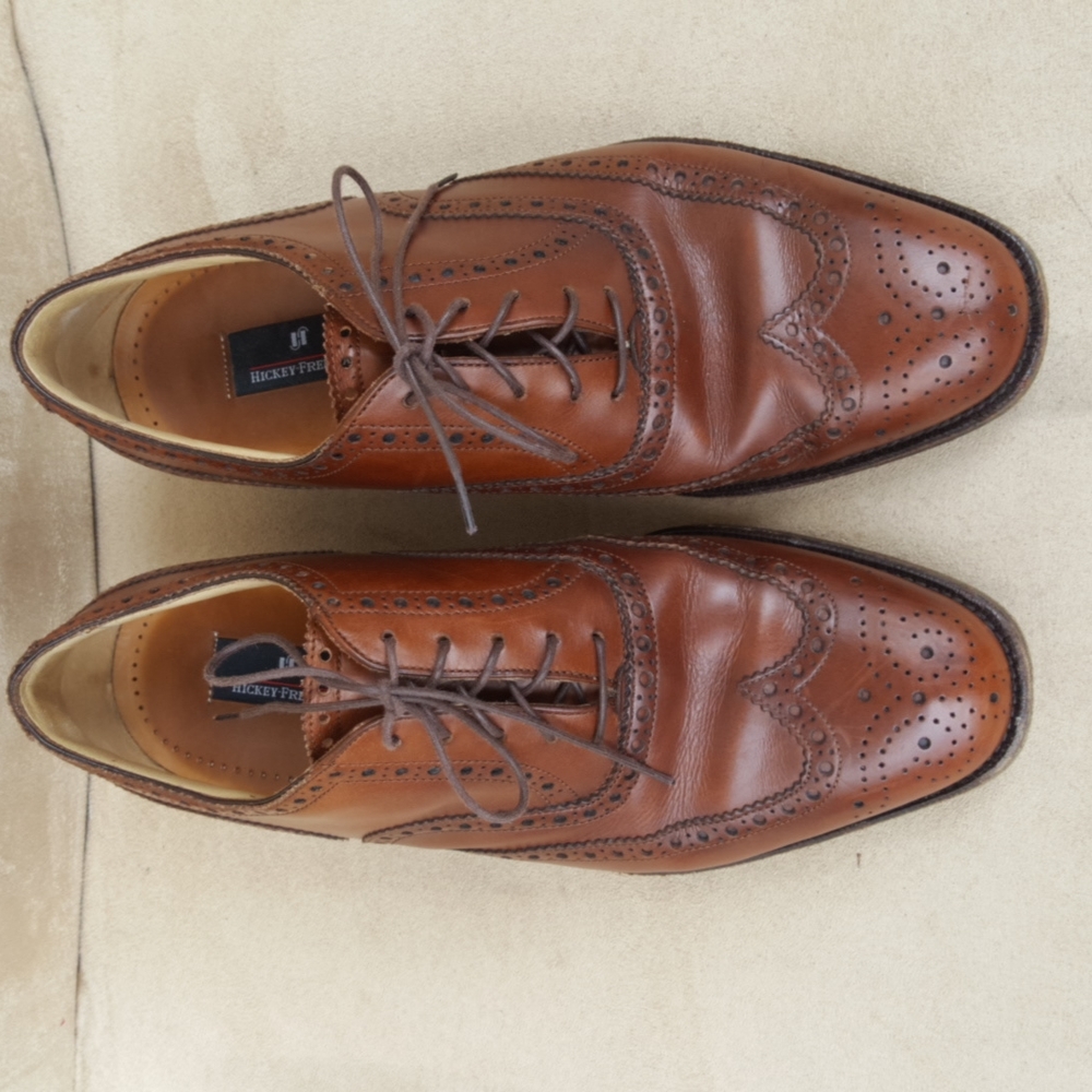 Hickey Freeman Oxford Leather Shoes